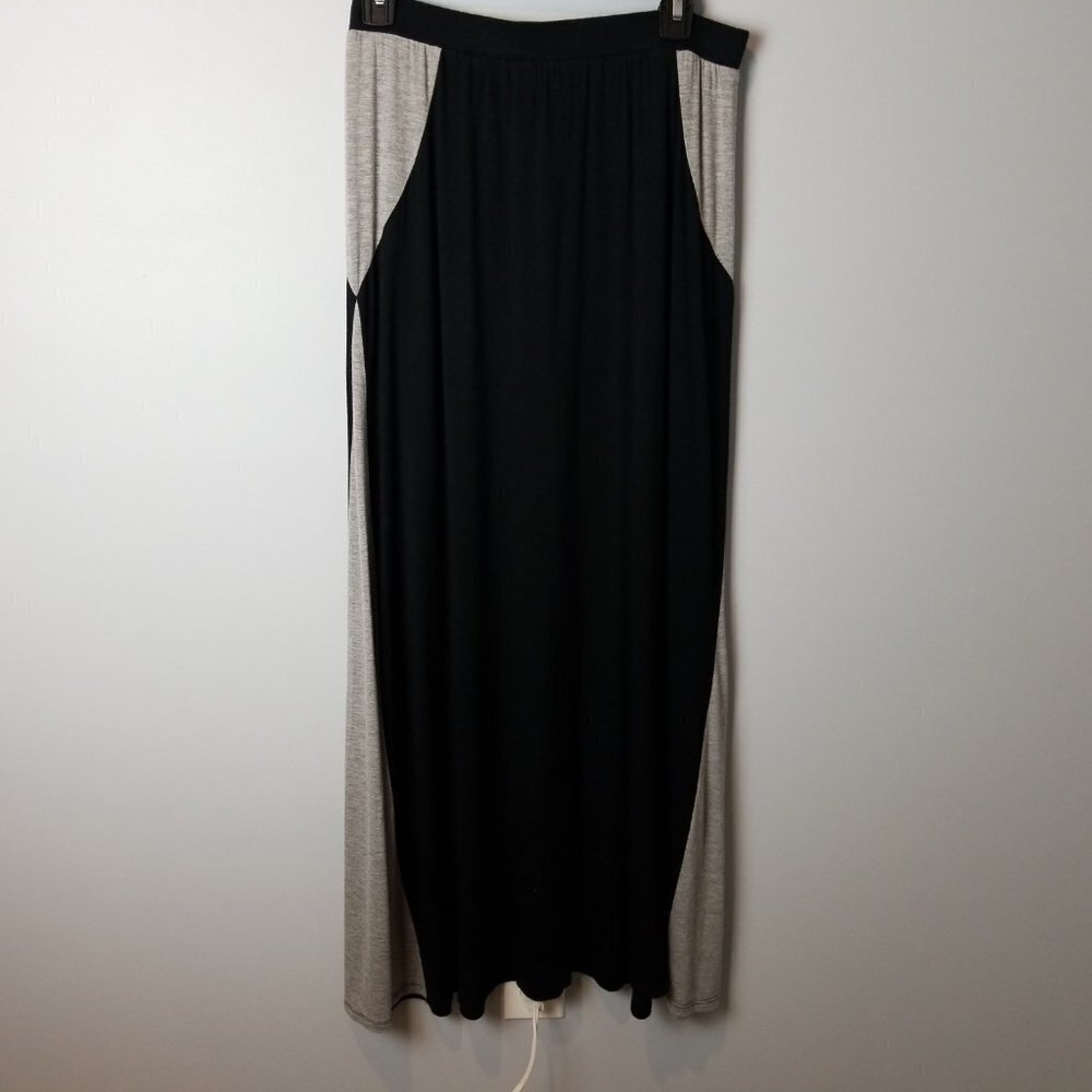 Joe Benbasset Juniors Maxi SKirt black & gray long